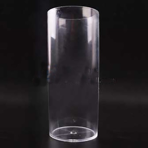 두꺼운 투명한 플라스틱 통(6cmx20cm)