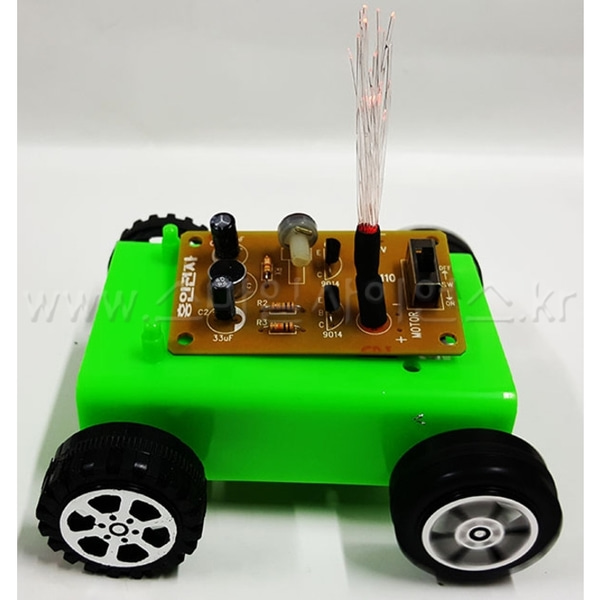 [KS-110]소리감지센서광섬유로봇자동차(납땝용) 전국학생창작탐구올림피아드용